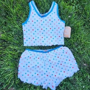 Star top and shorts set